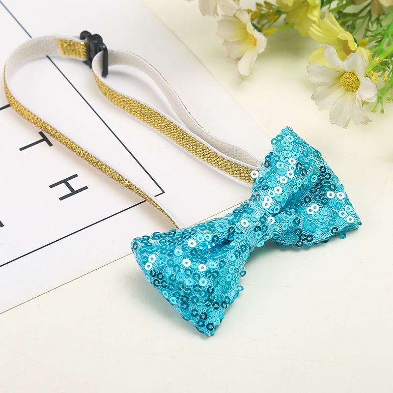 Cross-border children's pet birthday bow tie birthday hat suit teddy dog cat bow party new Handmade