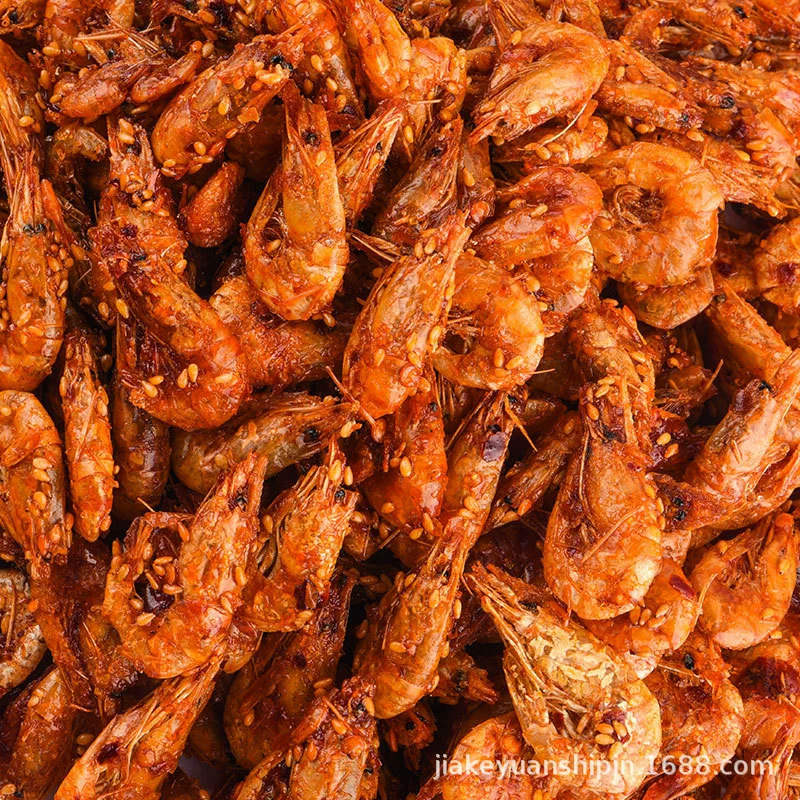 5kg Packs of Spicy Sea Crab, Loach, Sea Shrimp, Pipa Shrimp, Fish Skin, Commercial Internet-Famous Snacks, Seafood Manufacturer