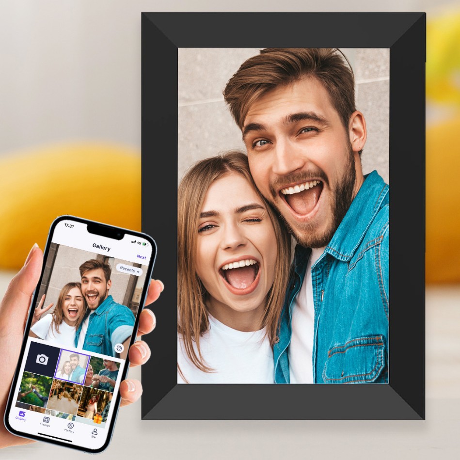 10.1inch Wifi Touch Cloud Photo Frame Uhale Christmas Holiday Digital Photo Album Cross-Border Exclusive Cloud Control