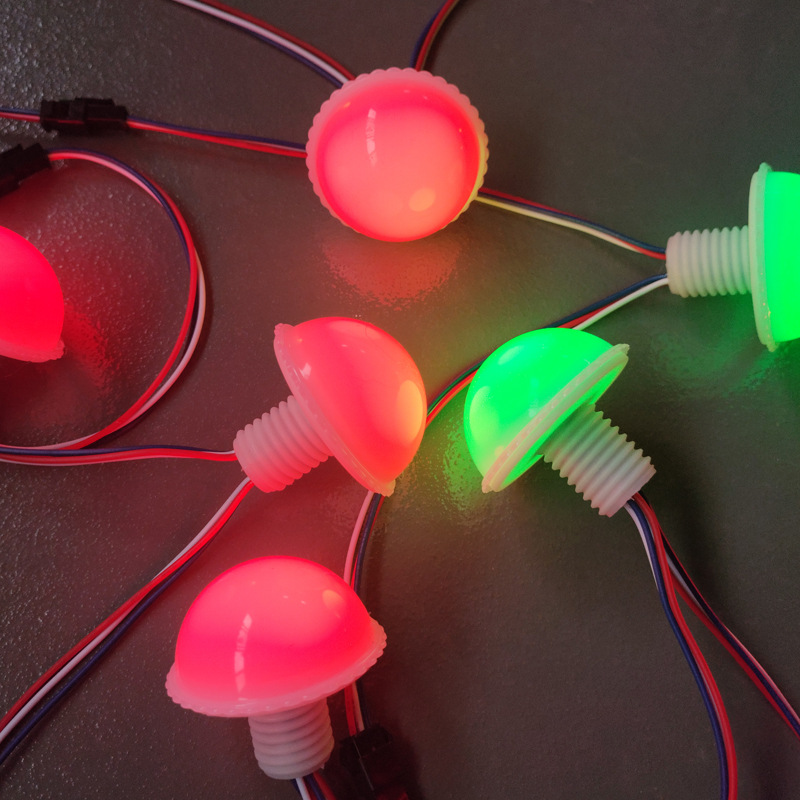 Led Light Source Mushroom Lamp Playground Marquee Carousel Advertising Word Marquee Play Equipment Lamp