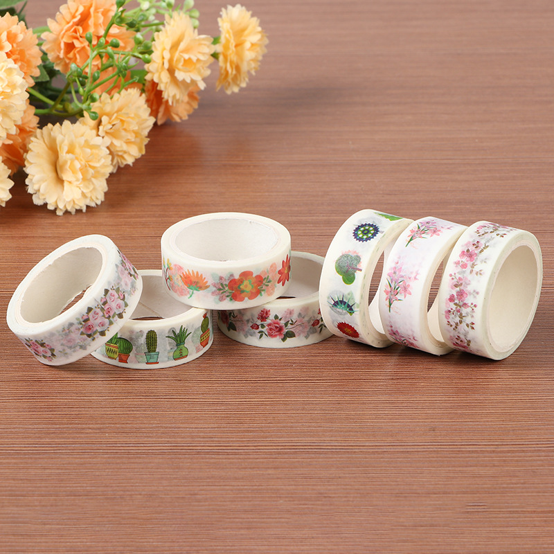 Cartoon character hand account sticker tape community peripheral creative printing and paper tape wholesale