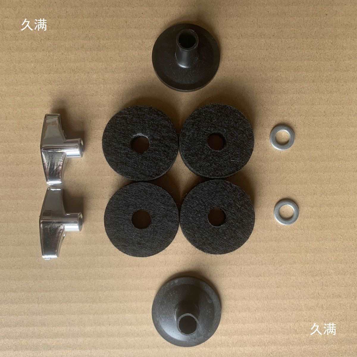 Drum Accessories Cymbal Felt Pad Knob Spacer Hi-Hat Stand Hi-Hat Clutch Offset Neck Drum Key T-Shaped Z