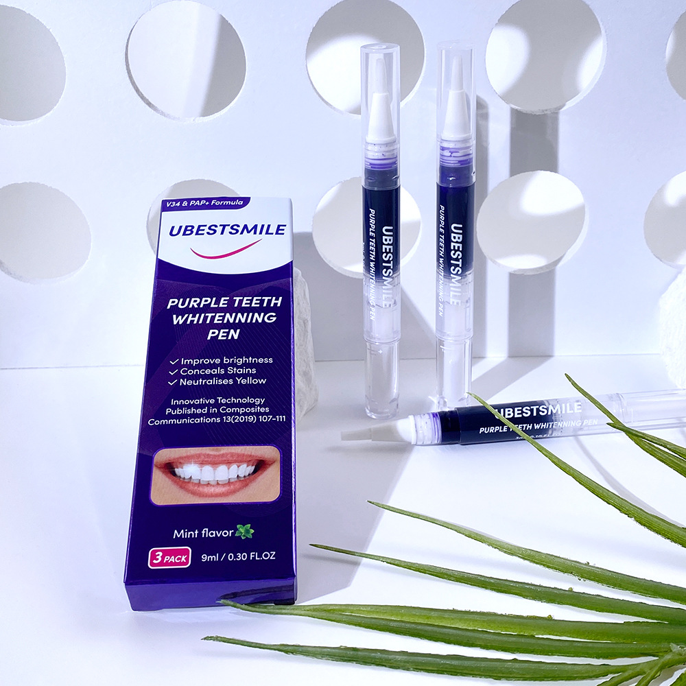 v34 Tooth Cleaning Pen Teeth Whitening Gel Pen Yellowing and Stain-removing Tooth Pen Coating Tooth Patch Cross-border Wholesale