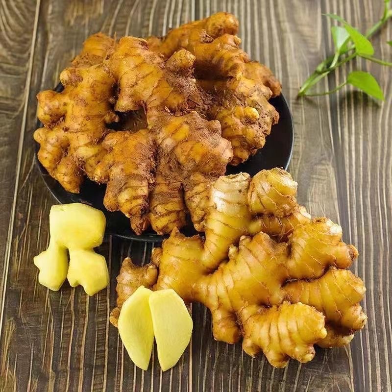 Yunnan Small Yellow Ginger 5kg Whole Box of Ginger, Young Ginger Wholesale, Freshly Dug Vegetables, New Ginger, Baby Ginger, Seasonal Fresh Produce