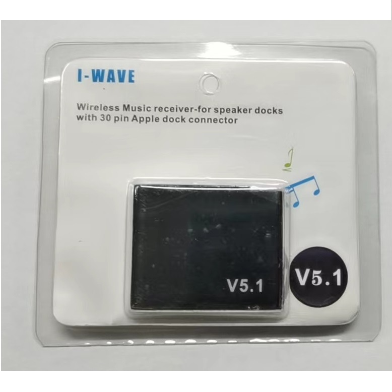 30pin Bluetooth receiver I-WAVE Bluetooth audio adapter for Apple dock speaker ipod audio
