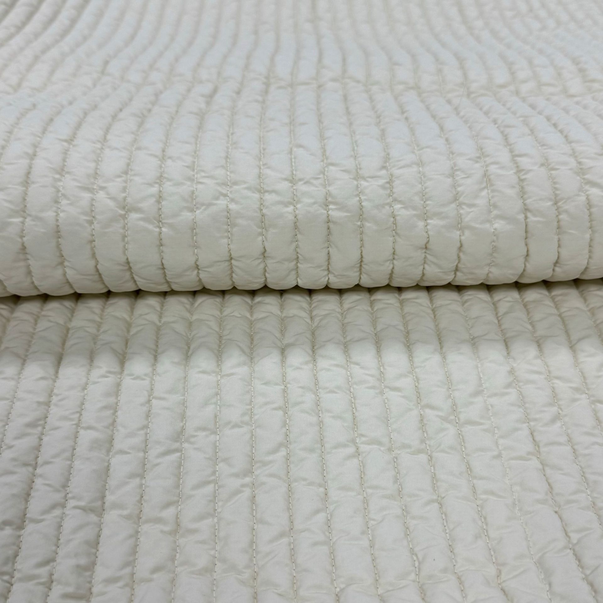 Customized Double-Sided Horizontal Strips Washed Cotton Pure Cotton Quilted Strips Quilted Luggage Cushion Fabric Cotton Fabric Quilting Processing