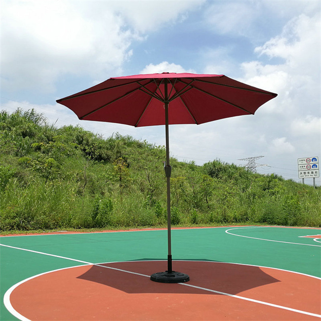 Booth dining scenic courtyard garden sun umbrella advertising umbrella can be printed outdoor sunshade pillar umbrella