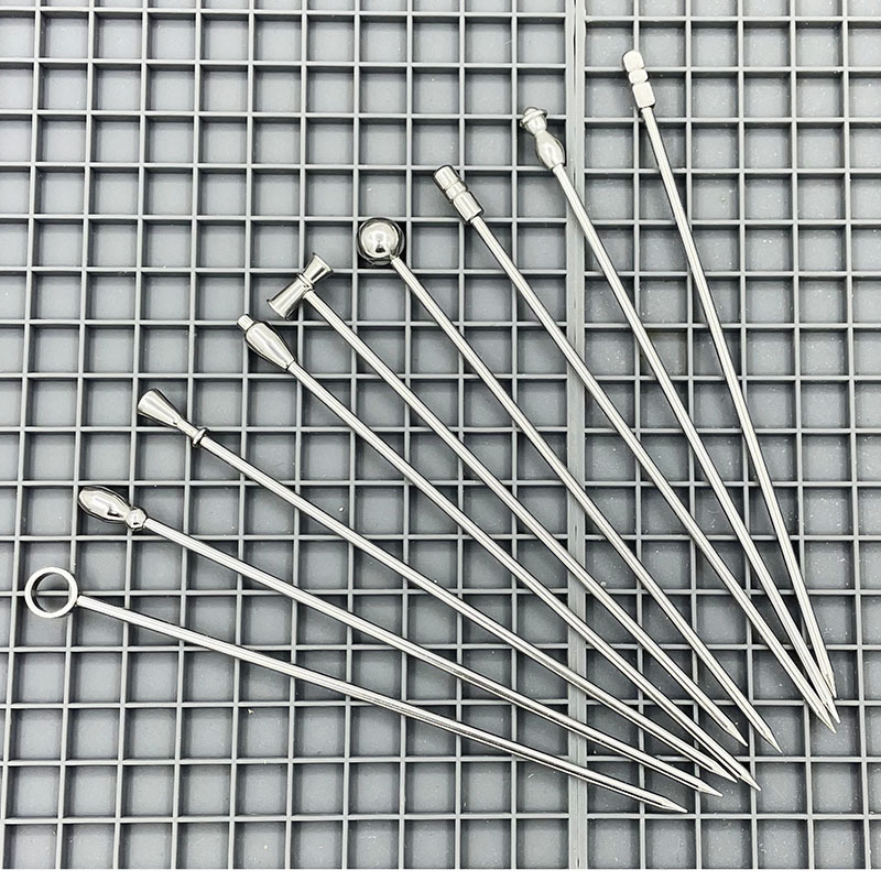 304 stainless steel fruit needle cocktail sign bar cocktail decoration creative fruit sign wine needle fruit fork