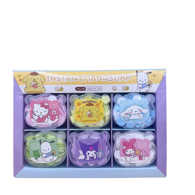 Cute Bear Shaped Soap Tablets, Creative and Cute Kidsren's Hand Washing Tablets, Portable Disposable Soap Paper Cleaning Tablets