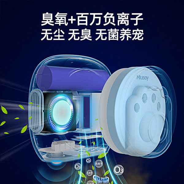 Pet Intelligent Plasma Odor Purifier Deodorizer Cat Litter Deodorizer Hamster Cat Litter Box Deodorizer Wholesale