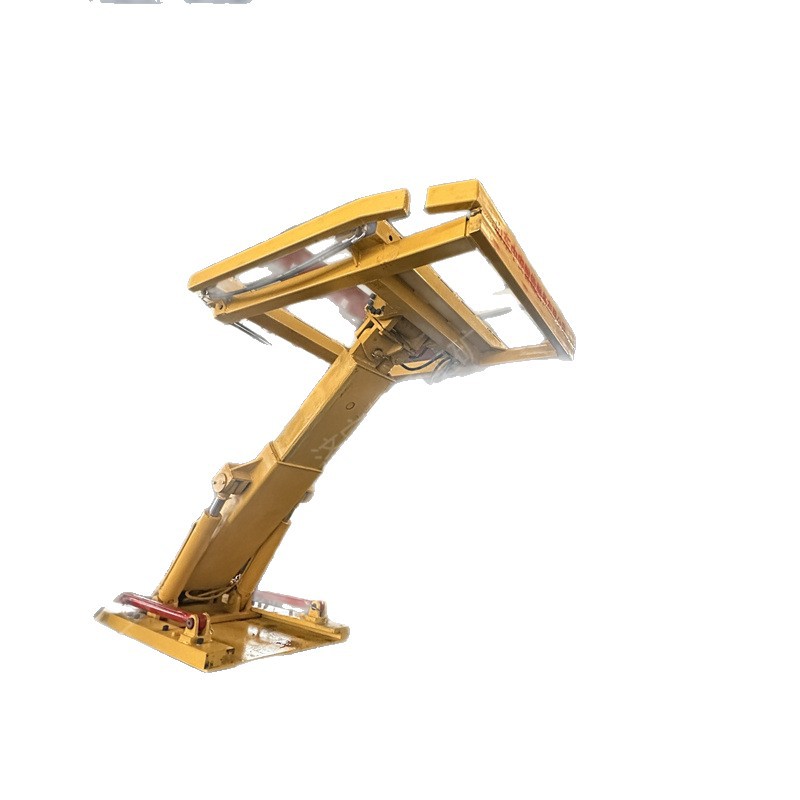 Temporary Support Device for Tunnel Boring Machine, Extendable, Side-Extending, Flip-Top Support for Gun Head