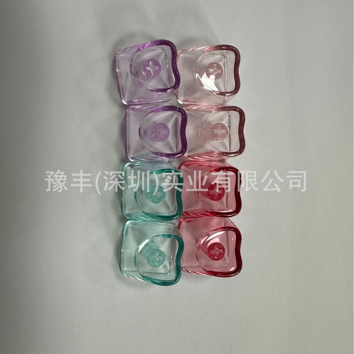 Прозрачная цветная клавиша в форме сердца Pc персонализированная 1U подходит для магнитной оси клавиатуры пользовательский шелкографический логотип