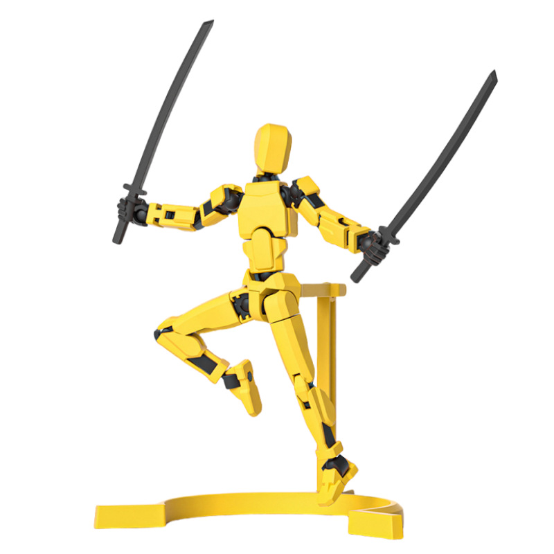 Cross-border Explosions Magnetic Multi-joint Doll Children's Toy Stand Lucky 13 Assembled DIY Decompression Hand-made Model