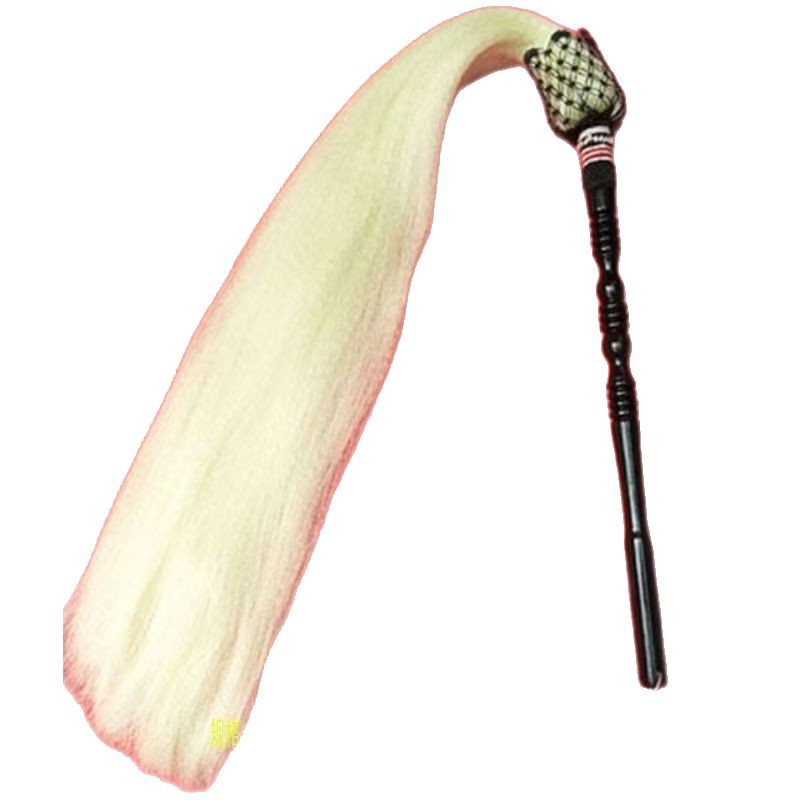 Tai Chi Whisk Rope Throwing Real Ponytail Taoist Buddha Dust Taoist Dust Taoist Taiji Props Drama Supplies Opera