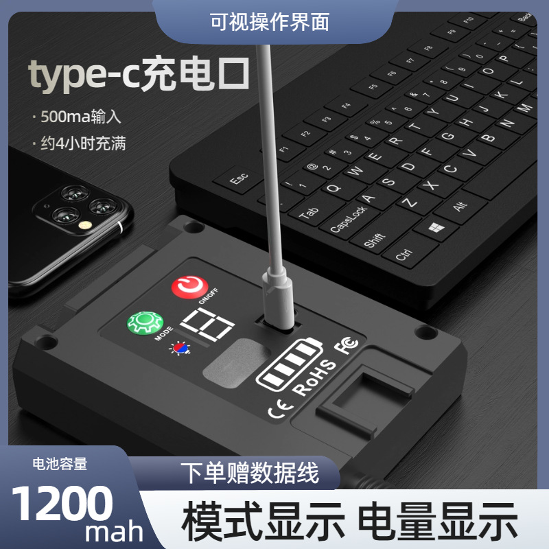 New Solar Led Large Panel USB Light String 11-Function Two-Way Copper Wire Light Christmas Lights Battery Box Controller