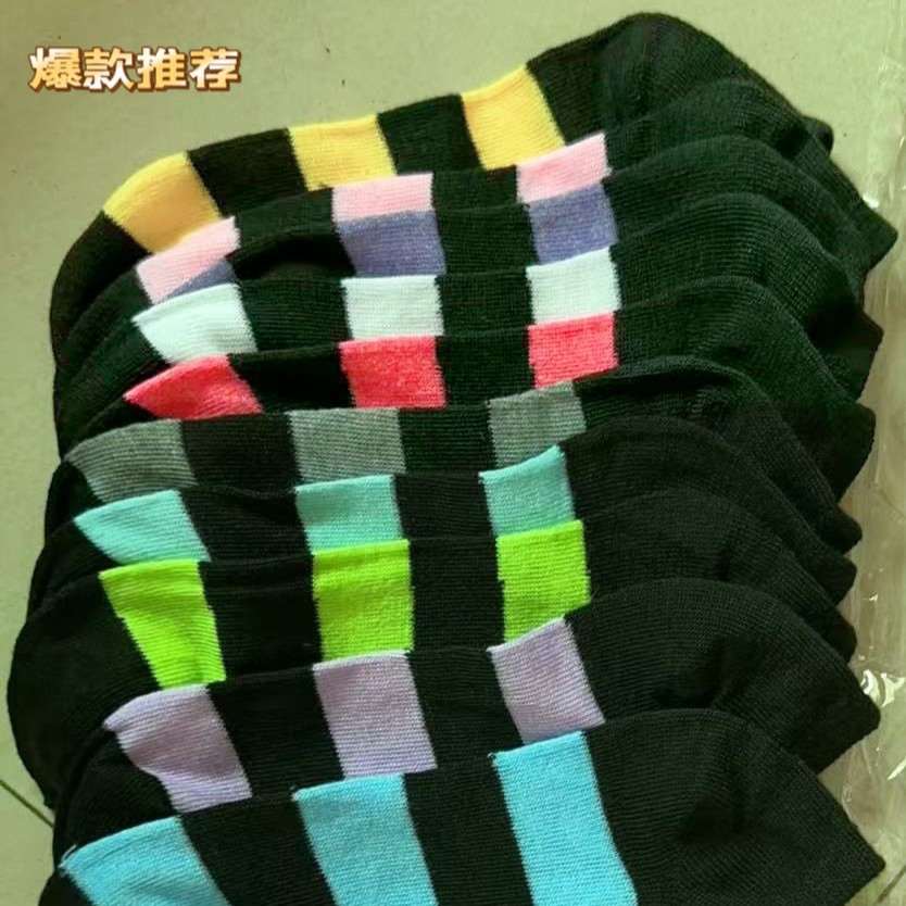 Spring and summer solid color ladies sweat absorbent short socks summer Korean casual socks factory wholesale candy solid color women socks
