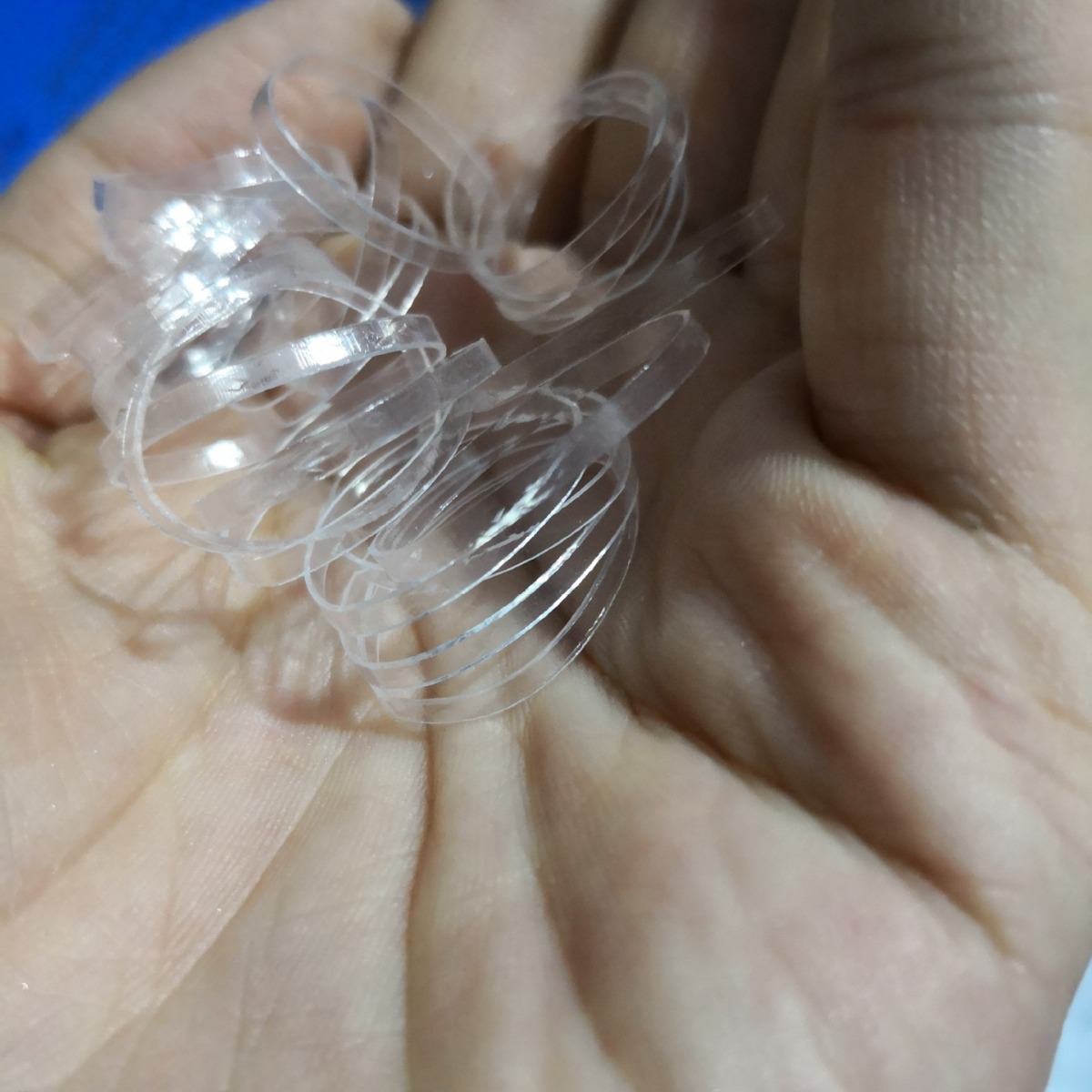 Tpu High Elasticity High Toughness Transparent Colorful Disposable Rubber Band Factory Direct Sale