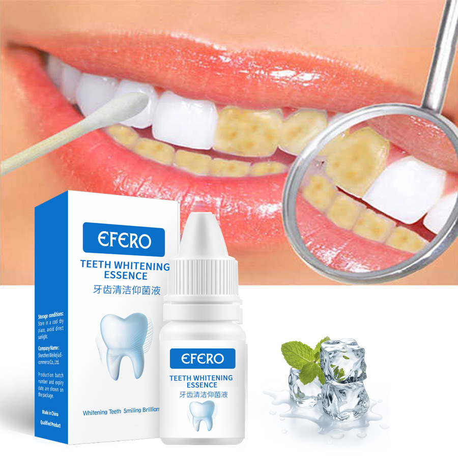 Жидкость для зубов Efero для желтых зубов, табачных пятен и черных точек
