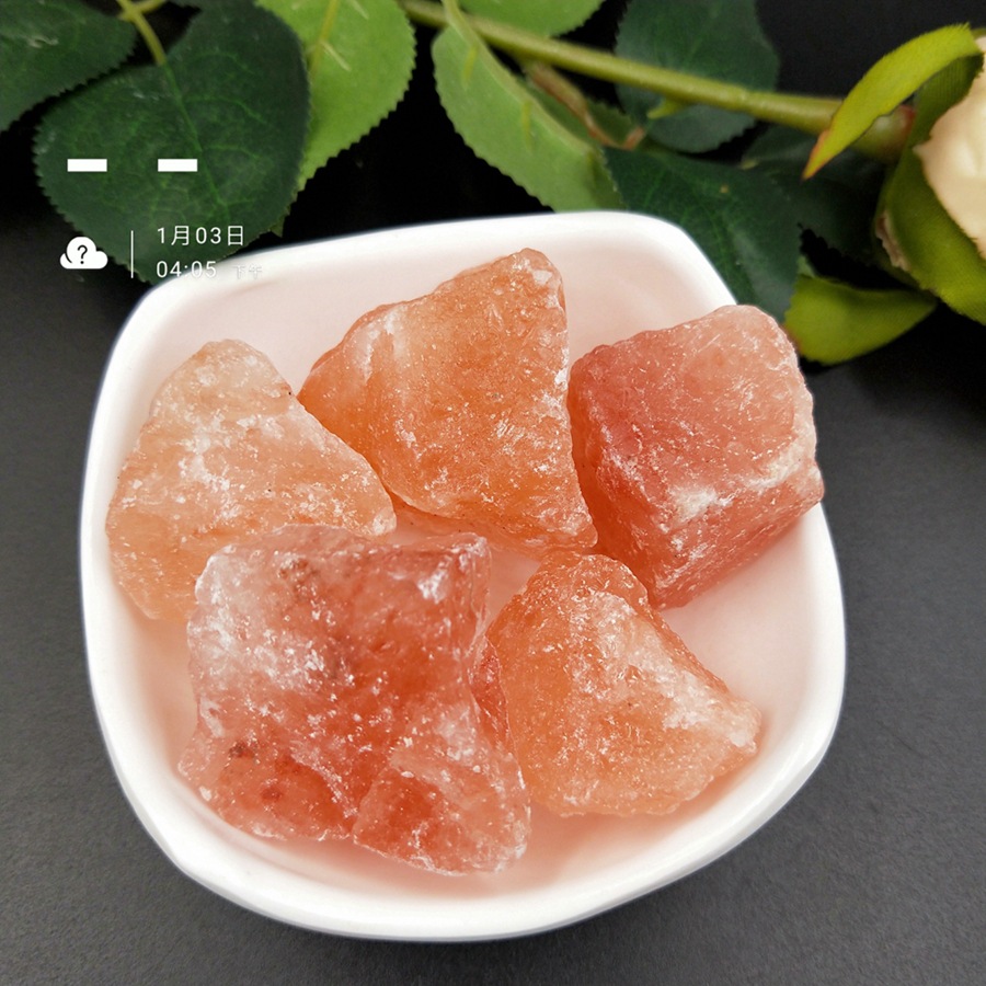 Himalayan Salt Block Orange Salt Salt Block DIY Salt Art Lamp Salt Gravel Salt Lamp Salt Stone Wholesale Agent