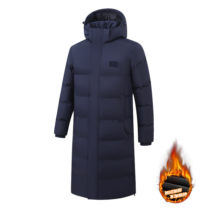 National team winter cotton-padded coat for men and women knee-length winter training sports coat cotton-padded coat mid-length training cotton-padded coat coat