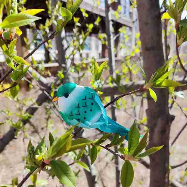 Simulated Feather Bird/Goldfish Bird/Prop Decoration Bird Manufacturer Supply Source Wholesale