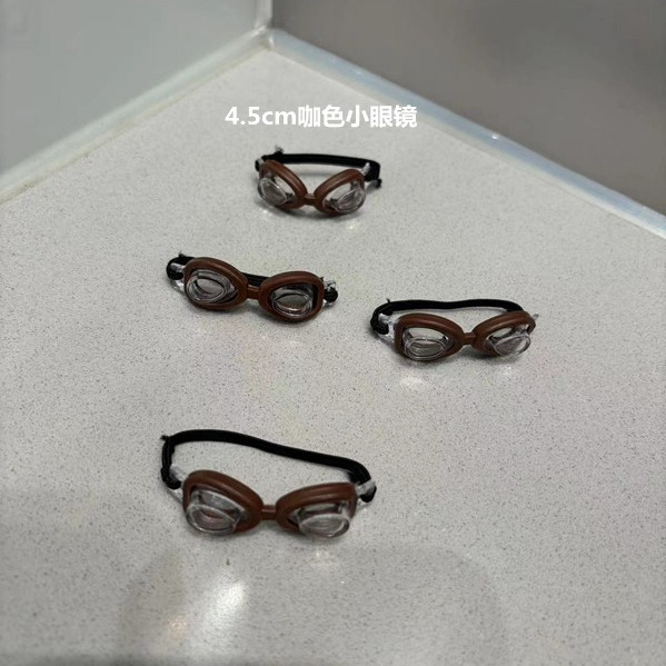 Doll mini swimming goggles pilot dog goggles accessories diving goggles