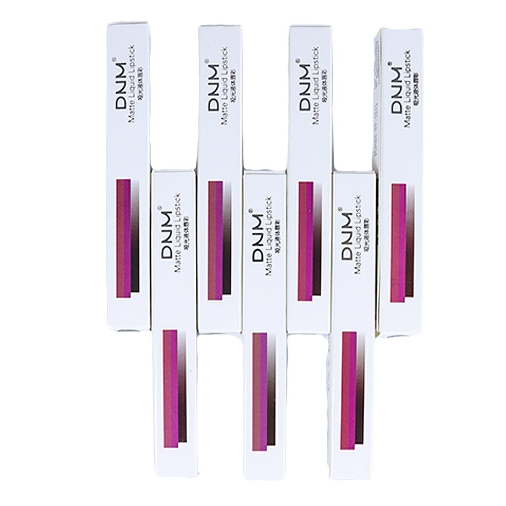 Dnm19 Color Matte Lip Gloss Waterproof Long-Lasting Non-Fading Lip Glaze Multi-Color Non-Stick Cup Lipstick Cross-Border Wholesale