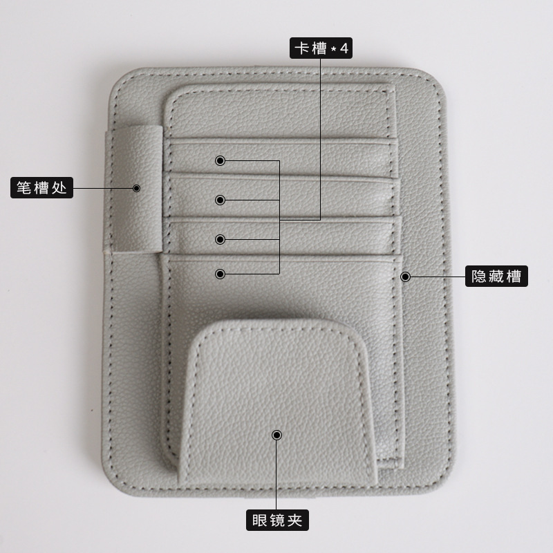 Car Glasses Clip Card Holder Car Sun Visor Storage Clip Bill Holder Business Card Holder Car Bill Holder