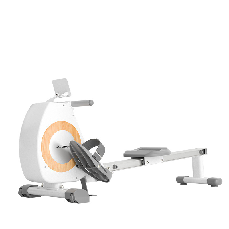 H6 Commercial Foldableing Silent Super Fat-Burning Rowing Machine Indoor Household Multi-Speed Adjustable Silent Intelligent Magnetic Resistance Rowing Machine