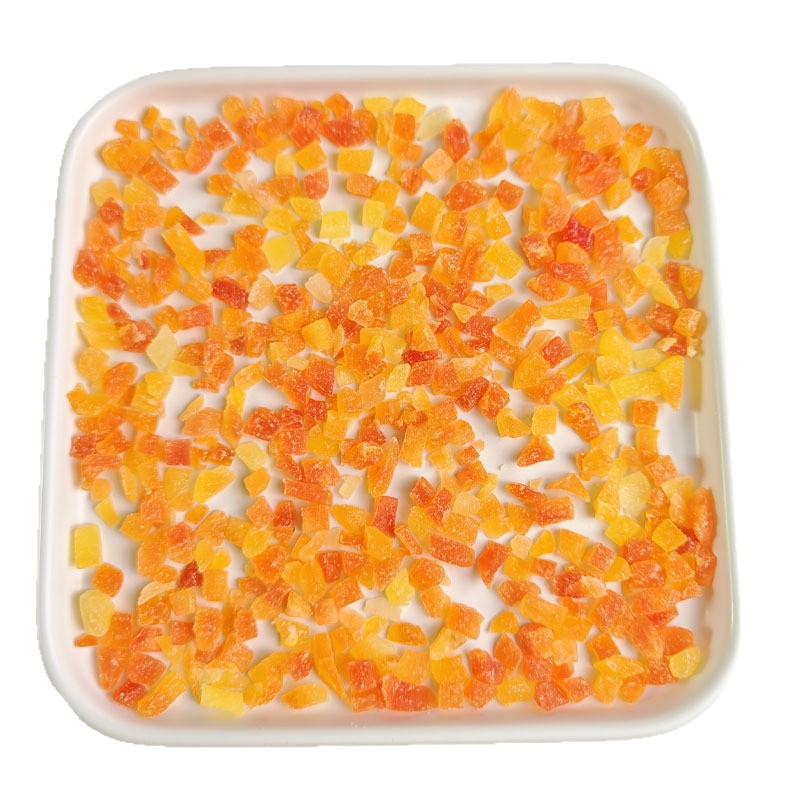 Candied Papaya Cubes, Preserved Papaya Fruit Pieces, Baking Filling, Flower and Fruit Tea, Fruit Cubes, Fruit Porridge Ingredients Manufacturer