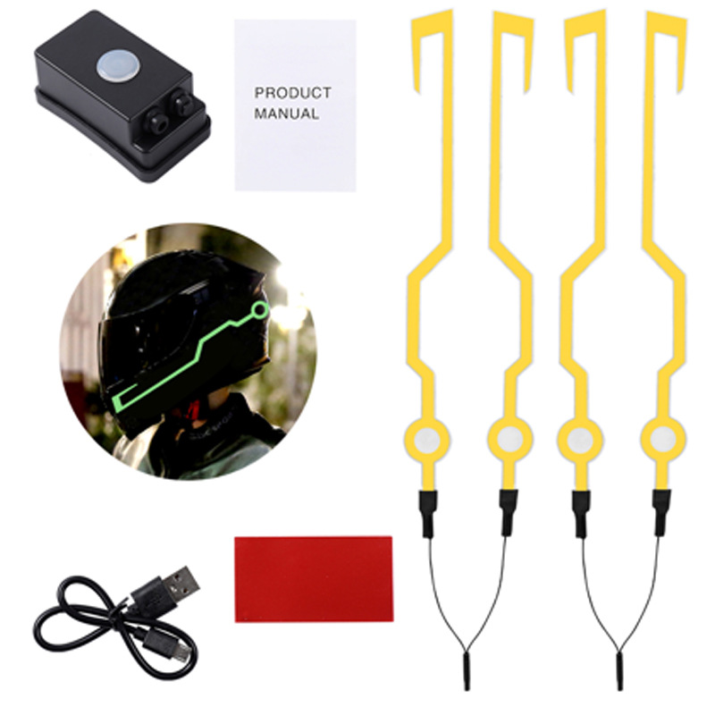 Светодиодная панель для мотоциклетного шлема IP67, водонепроницаемая, оптовые производители
