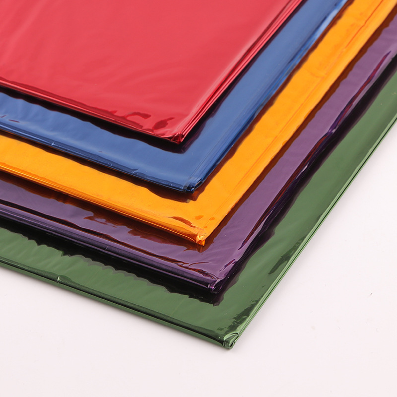 Flowers Holiday Gift Packaging Cellophane High Temperature Paper Handmade Color Children Teaching Color Cognition Cellophane