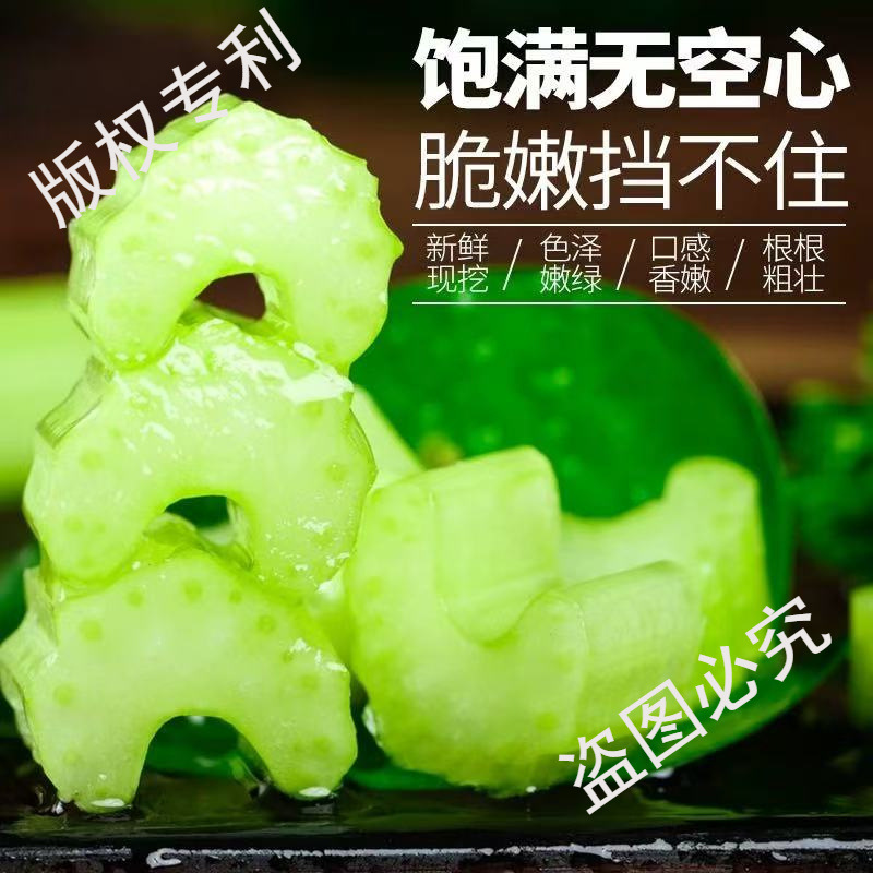 Sf Express Free Shipping Fresh Fruits and Celery, Freshly Dug and Shipped, Large Celery Can Be Juiced and Eaten Raw or Cold