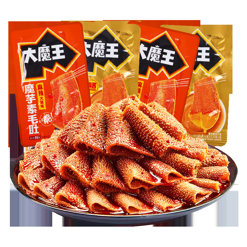 Yanjinpuzi Devil Liubiju Sesame Sauce Vegetarian Tripe Konjac Snack Konjac Tripe Leisure Snack Craving Snack
