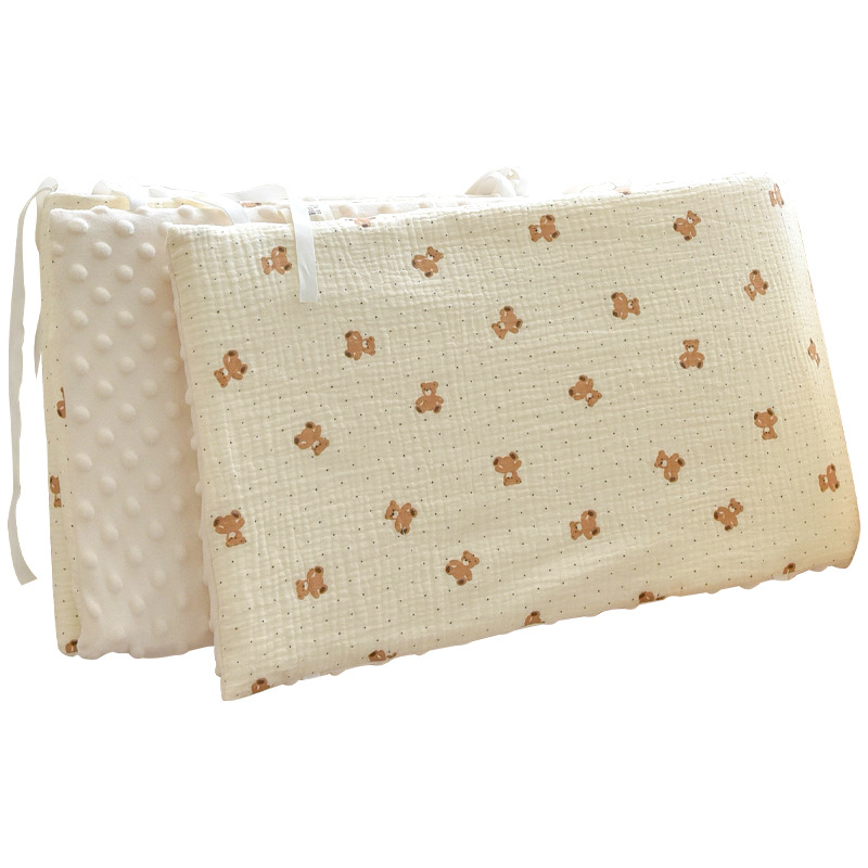 Newborn baby one-piece bed wall baby cotton peas anti-collision buffer soft bag children's splicing bed fence cloth