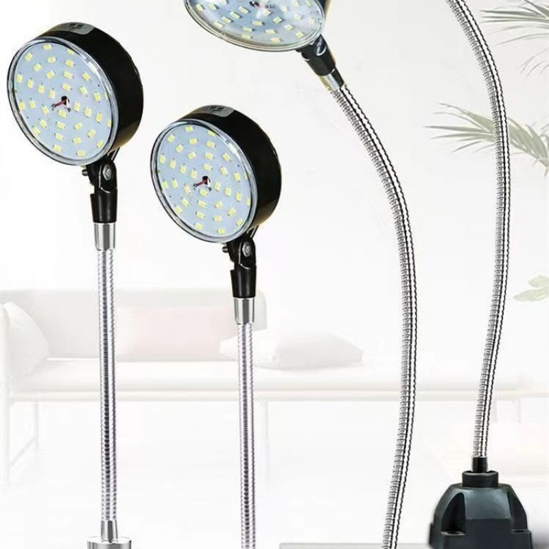 Led Machine Tool Work Light Strong Magnetic Base Magnet Lighting Punch Lathe Machine Equipment Industrial Table Lamp 24V22
