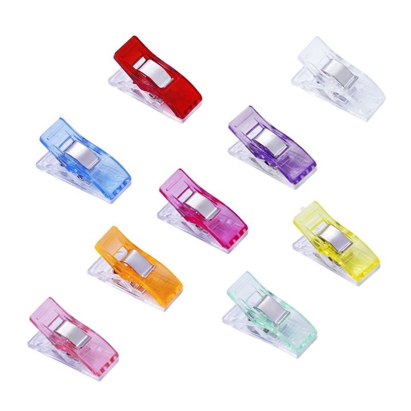 Cross-border hot sale hemming positioning clip plastic patchwork clip sewing clip hand account fixed fabric DIY hand clip