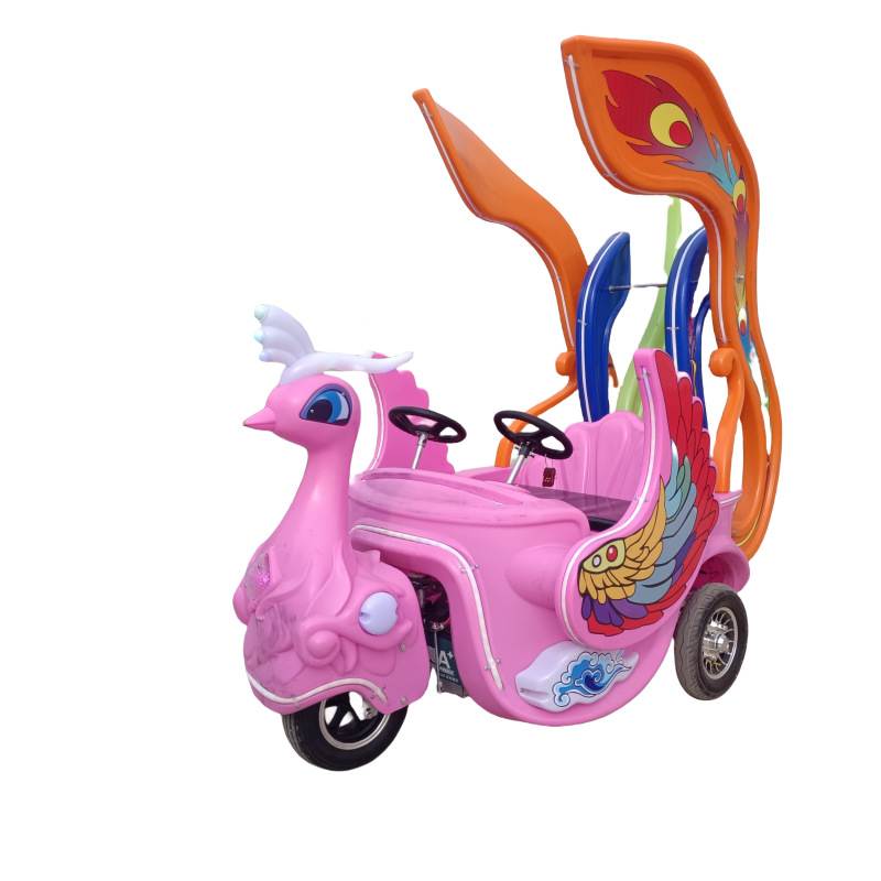 Square Stall Children's Amusement Car New Model Can Seat Adults Parent-Child Bumper Car Electric Toy Car Tank Excavator Car