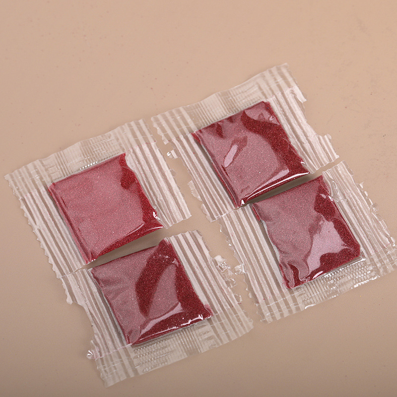 Imitation purple cinnabar powder purple gold powder small bag small packaging can be filled with hollow copper gourd red sand powder bag batch