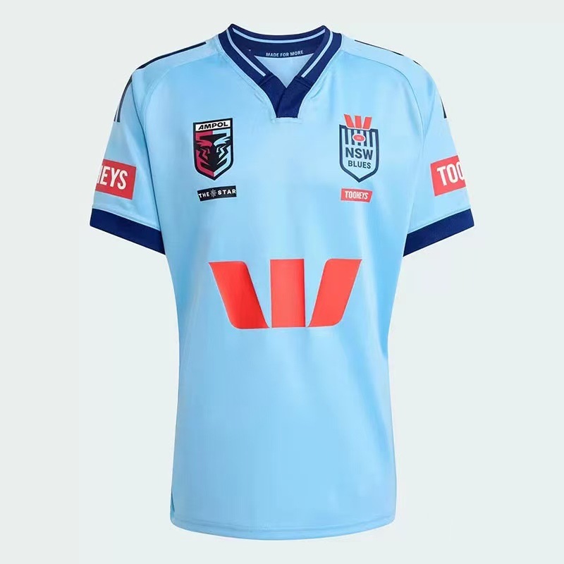 2025Nrl Langholm T-Shirt Short-Sleeved Sleeveless Vest Top Rugby Jersey Training Clothes Rugby Jersey