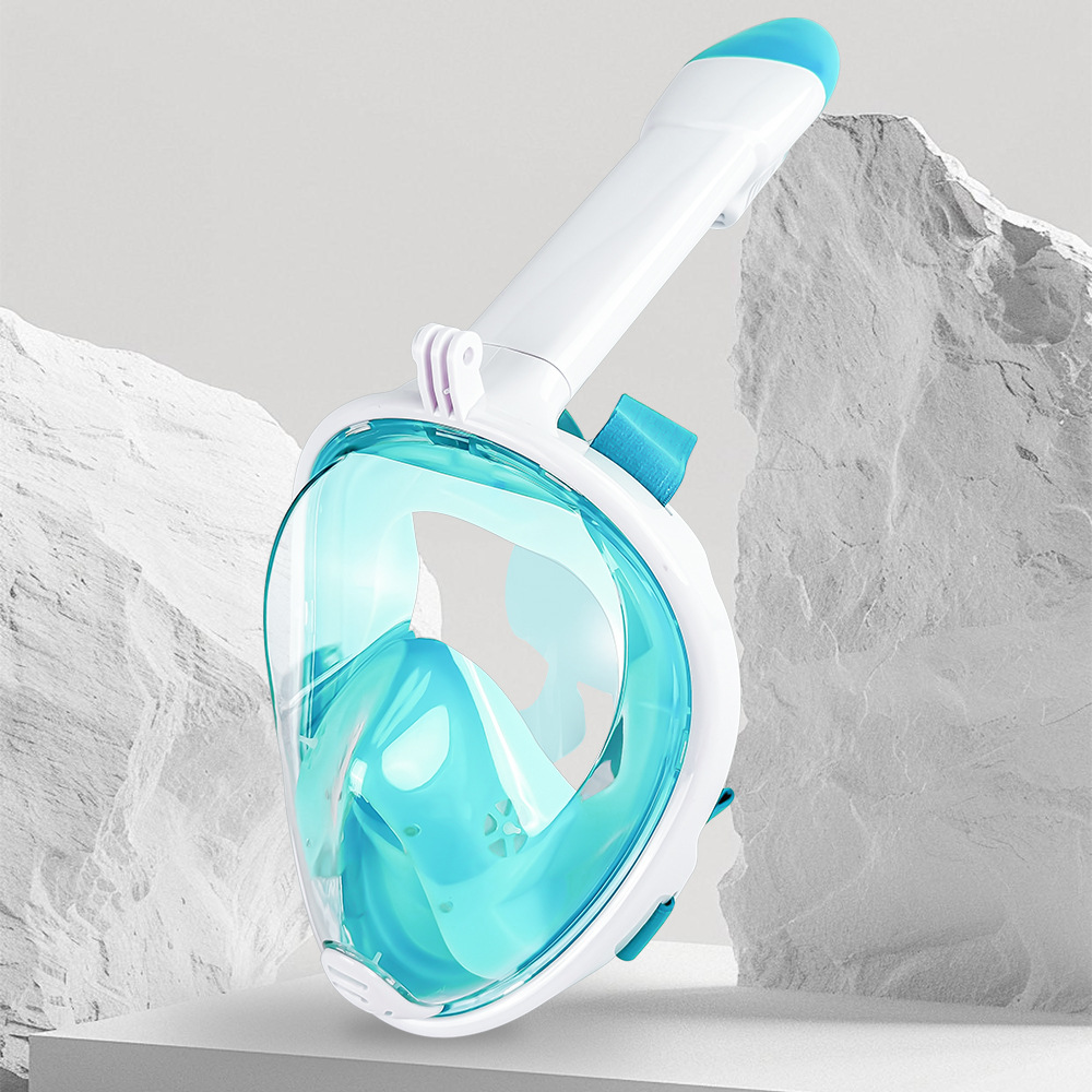 Второе поколение встраиваемого полностью сухого респиратора для сноркелинга, маска для полного лица для дайвинга