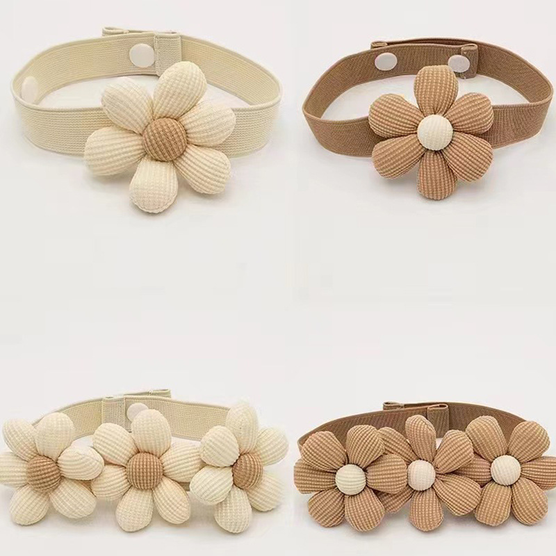 Factory Ready-Made Cross-Border Temu Cartoon Flower Curtain Straps Without Punching, Magnetic Suction and Installation-Free Curtain Accessories