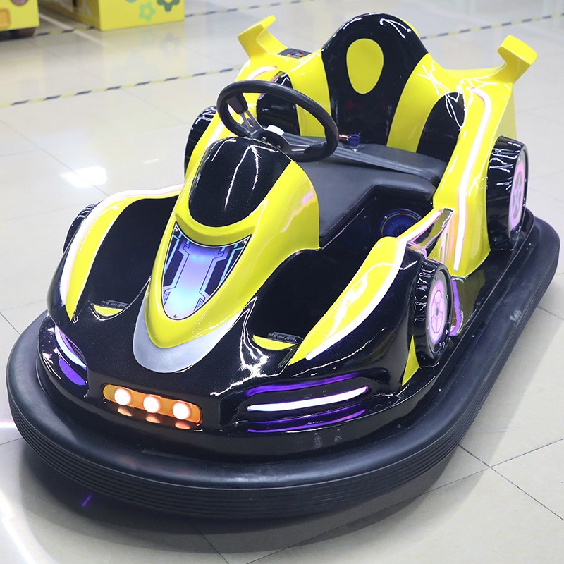 Bumper Car new children's square car night market stall outdoor electric amusement car double parent-child luminous car manufacturer