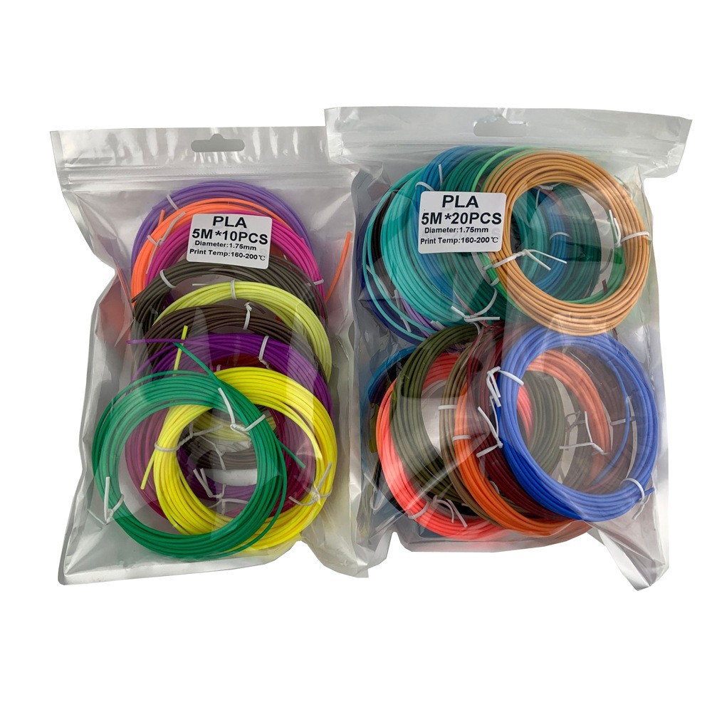 PLA Consumables Tie/Vacuum 3D Printing Material 10 m Consumables 1.75mm PLA Printing Wire Eco-Friendly
