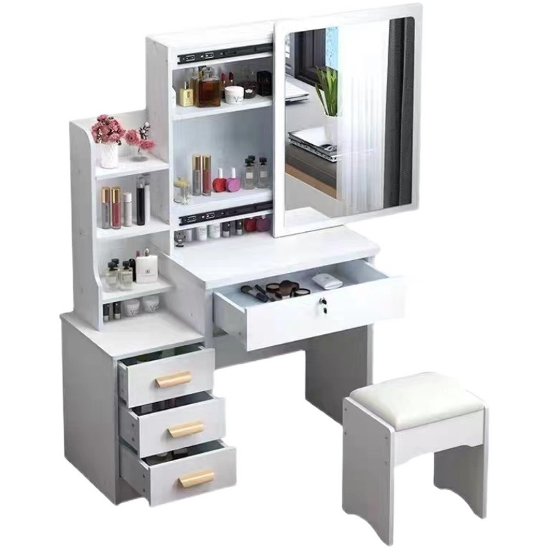 Internet Celebrity Dressing Table Bedroom Bay Window Small Apartment Makeup Table Storage Cabinet Integrated Dressing Table dressing Table