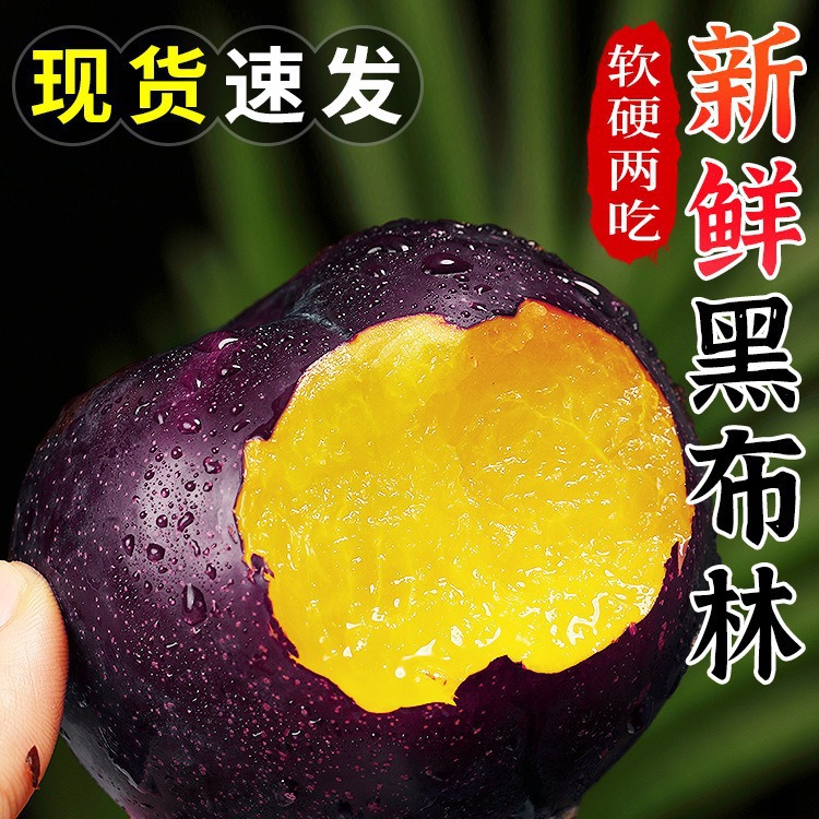 Желтоплодные черные сливы 2.50кг свежие сезонные черные сливы, хрустящие сливы большого размера для беременных, бесплатная доставка 1