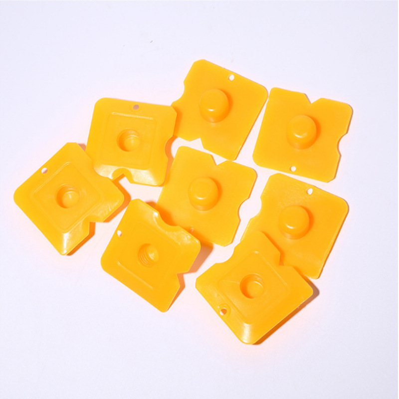 Многофункциональный желтый скребок пластиковый стальной для грязи, давление, шариковая герметизация, экструдер, арт-нож, швейные бумаги, трехвальный клей лопата