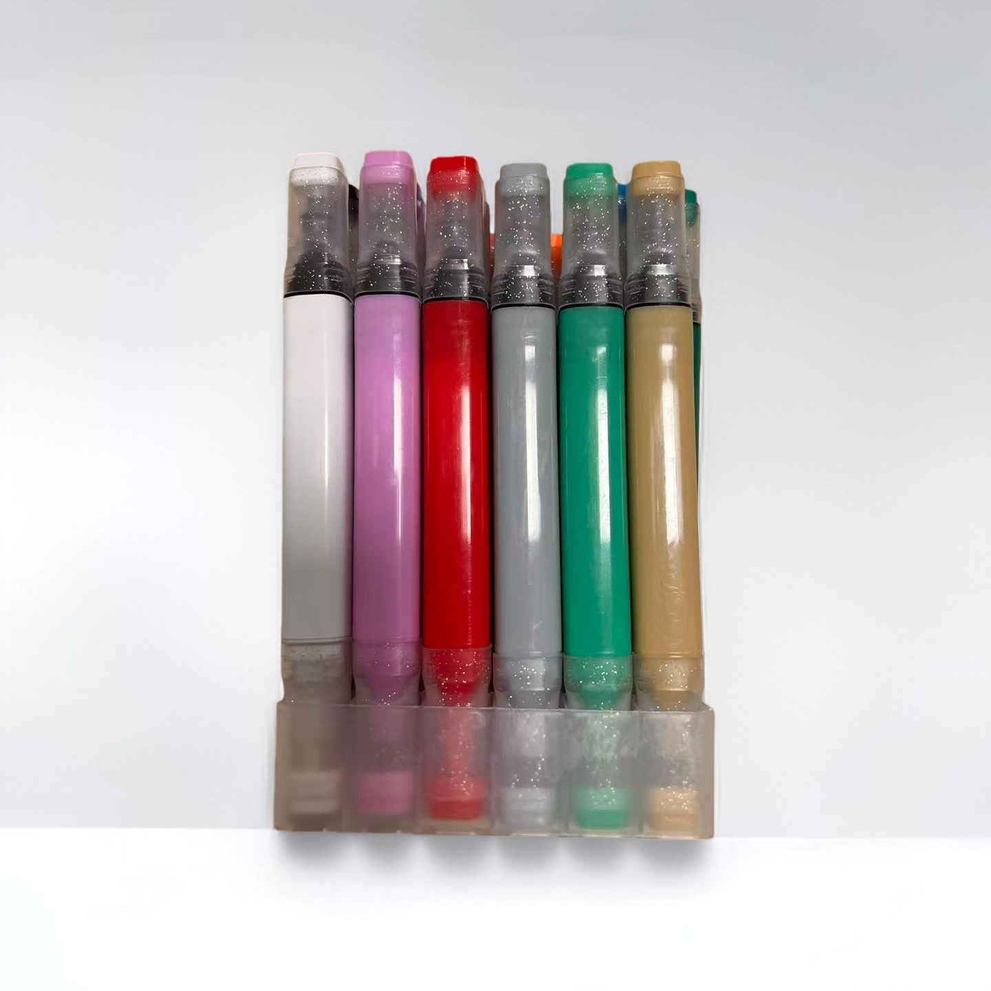 Student Marker Pen Set Double-Ended Oily Art Special Hand-Painted 24-Colorful Pen Holder