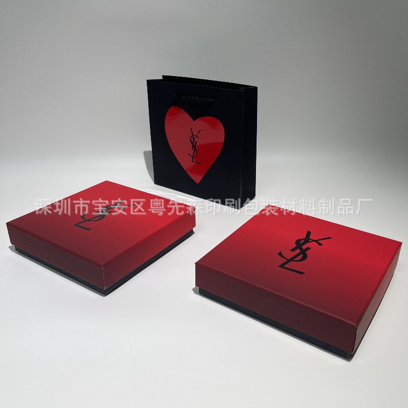 Big Brand YS Packaging Box Small Gold Strip Lipstick Box Perfume Gift Box Empty Box Handbag Gift Bag High Texted in stock