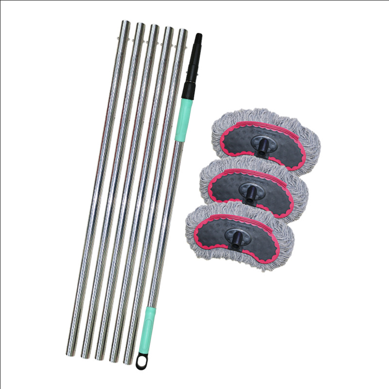 Exterior Wall Cleaning Brush for Storefront Signs 1- 7m Soft Bristles with Extended Telescopic Rod for Photovoltaic Panel Glass Exterior Wall Cleaning